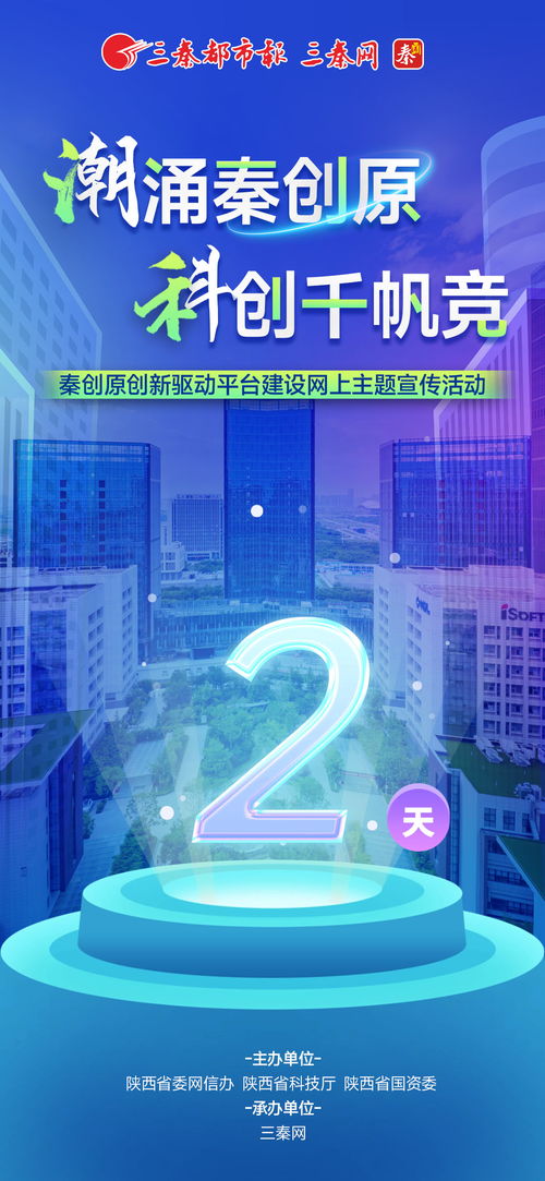 秦创原创新驱动平台建设网上主题宣传活动倒计时2天